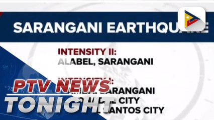 Download Video: Magnitude 5.3 quake rocks Sarangani, Davao Occidental