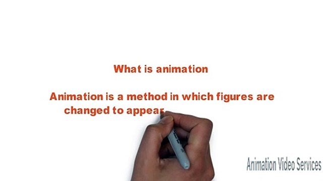 What is animation Types of animation Animation meaning in english
