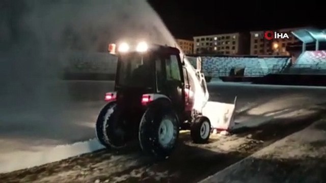 Van Atatürk Şehir Stadı, Van Spor FK- Kastamonu SK maçına hazırlanıyor