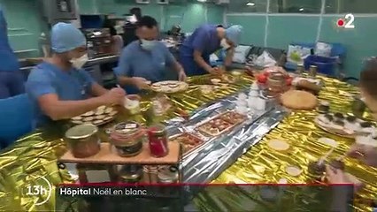Covid-19 : Noël à l'hôpital pour les soignants