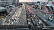 Kısıtlama öncesi trafik durma noktasına geldi