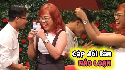 Cặp đôi CÙNG TUỔI mở màn gặp LÀM NÁO LOẠN sân khấu, tặng bạn gái 2 BÌNH SỮA muốn được hẹn hò liền