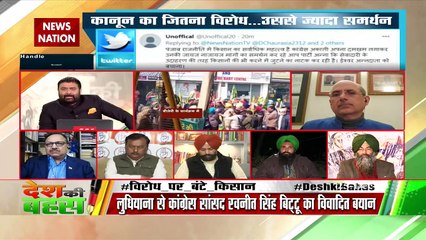 Real farmers are not protesting, these are nexus