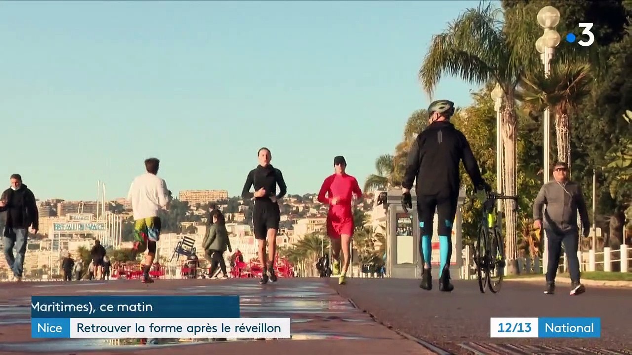 Alpes-Maritimes : les Niçois retrouvent la forme après le réveillon de Noël