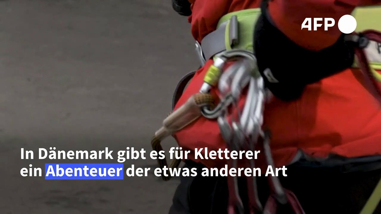 Kletterabenteuer an der müllverbrennungsanlage