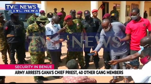 Army arrests Gana chief priest, 40 other gang members