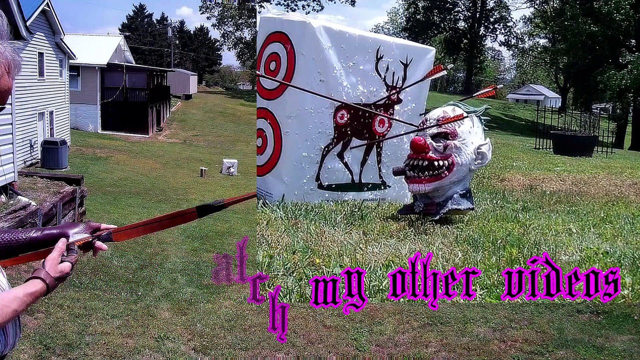 Backyard shooting the Clown