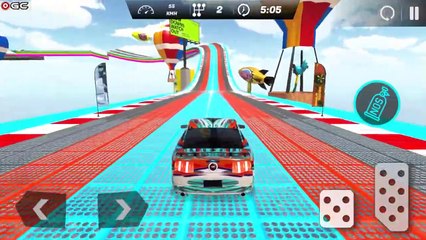 Muscle Car Stunts Simulator Mega Ramp Car Game - Impossible Speed Car Game - Android GamePlay #2