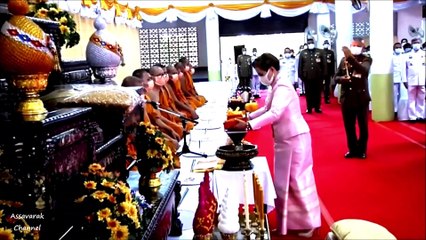 หม่อมหลวงสราลี ผู้แทนพระองค์ ไปบำเพ็ญกุศลถวายผ้าพระกฐิน ประจำปี 2563 ณ วัดหนองน้ำขุ่น จังหวัดระยอง