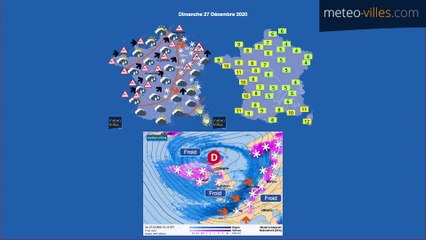bulletin meteo du vendredi 25 décembre 2020