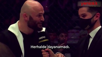 Ringe çıkıp kışkırttı! Ortalık savaş alanına döndü