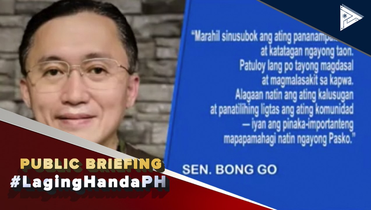 Senator Go, may pamaskong handog sa ilang pasyente at patient watchers ng SPMC sa Davao City