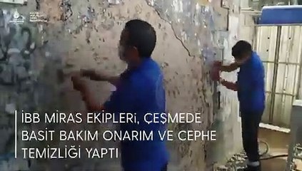 400 yıllık Osman Ağa Çeşmesi onarıldı; işte son hali