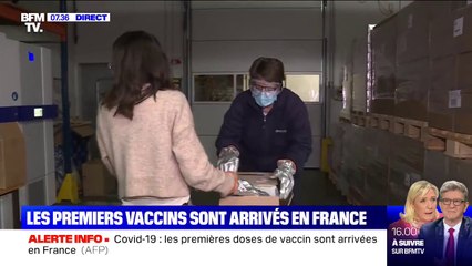 Vaccin anti-Covid: les premières doses arrivent en France