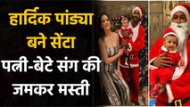 Hardik Pandya celebrates Christmas with Natasa Stankovic & son Agastya, See Pics | Oneindia Sports