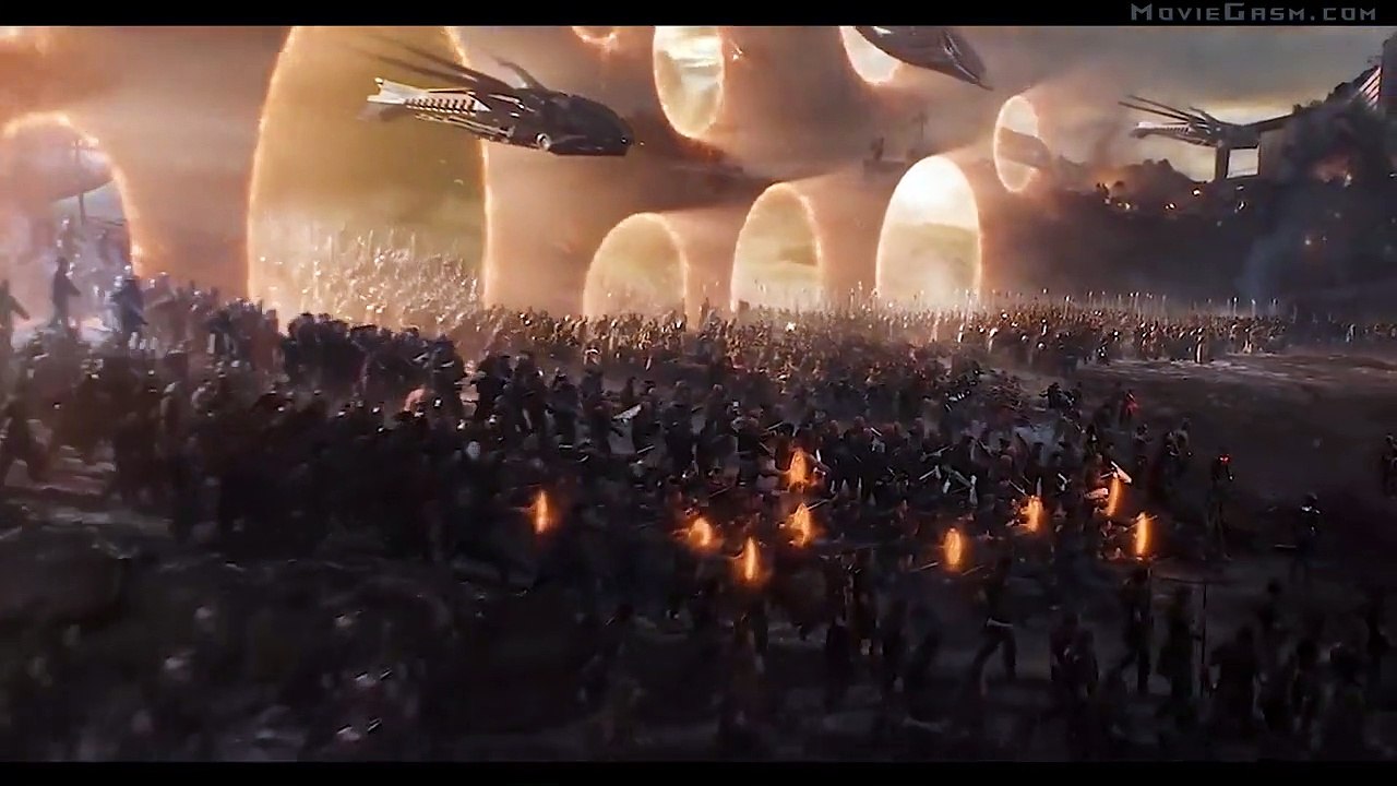 Avengers Assemble In Final Battle Scene - Avengers 4_ Endgame (2019) Marvel Movie Clip 4k