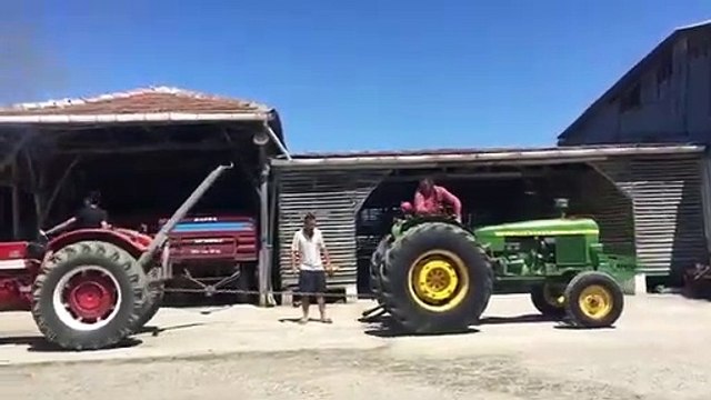 John deere 2130 ile İnternatıonal 624 Çekişmesi