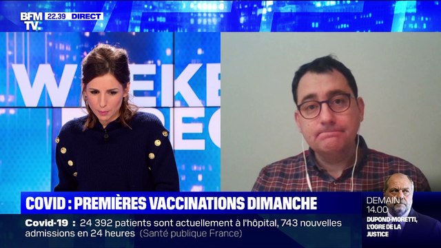 Covid: premières vaccinations dimanche - 25/12
