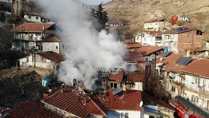 Kısıtlamanın sabahında yangınla uyandılar