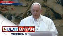 Pope Francis, ipinagdasal ang PHL na tinamaan ng sunud-sunod na kalamidad