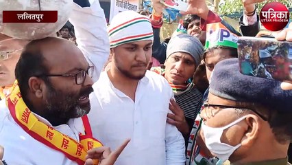 गाय बचाओ-किसान बचाओ पदयात्रा निकाल रहे अजय लल्लू गिरफ्तार