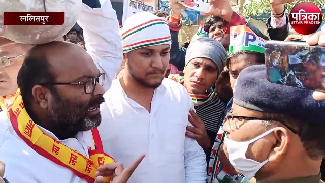 गाय बचाओ-किसान बचाओ पदयात्रा निकाल रहे अजय लल्लू गिरफ्तार