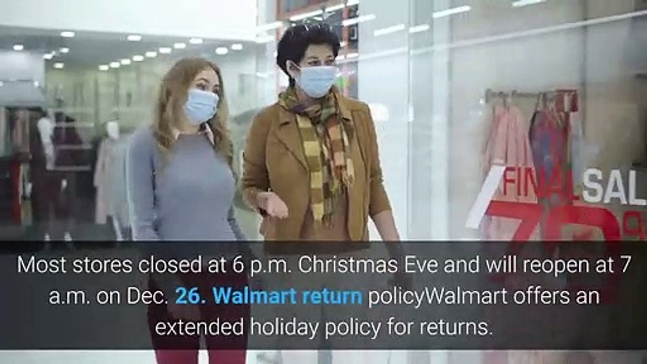 Is Walmart open on Christmas Day 2020 video Dailymotion