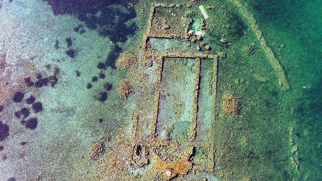 İznik’teki 2 bin yıllık bazilika görüntülendi