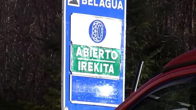 Un frente frío baja la cota de nieve a 400 metros en algunos puntos de Navarra