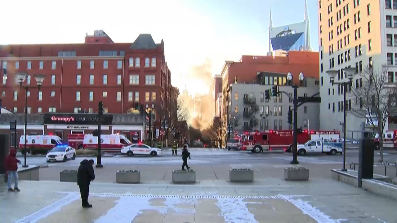 تفجير في ناشفيل الأميركية يؤدي إلى إصابة 3 أشخاص وانهيار عشرات المباني