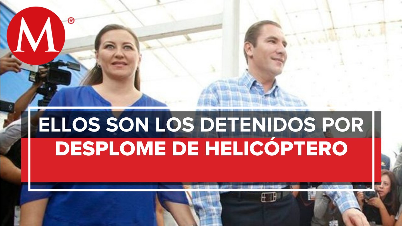 Suman 4 detenidos por accidente de helicóptero en que murieron Martha Erika y Moreno Valle