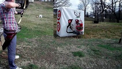 Shots with my Hungarian bow 1.