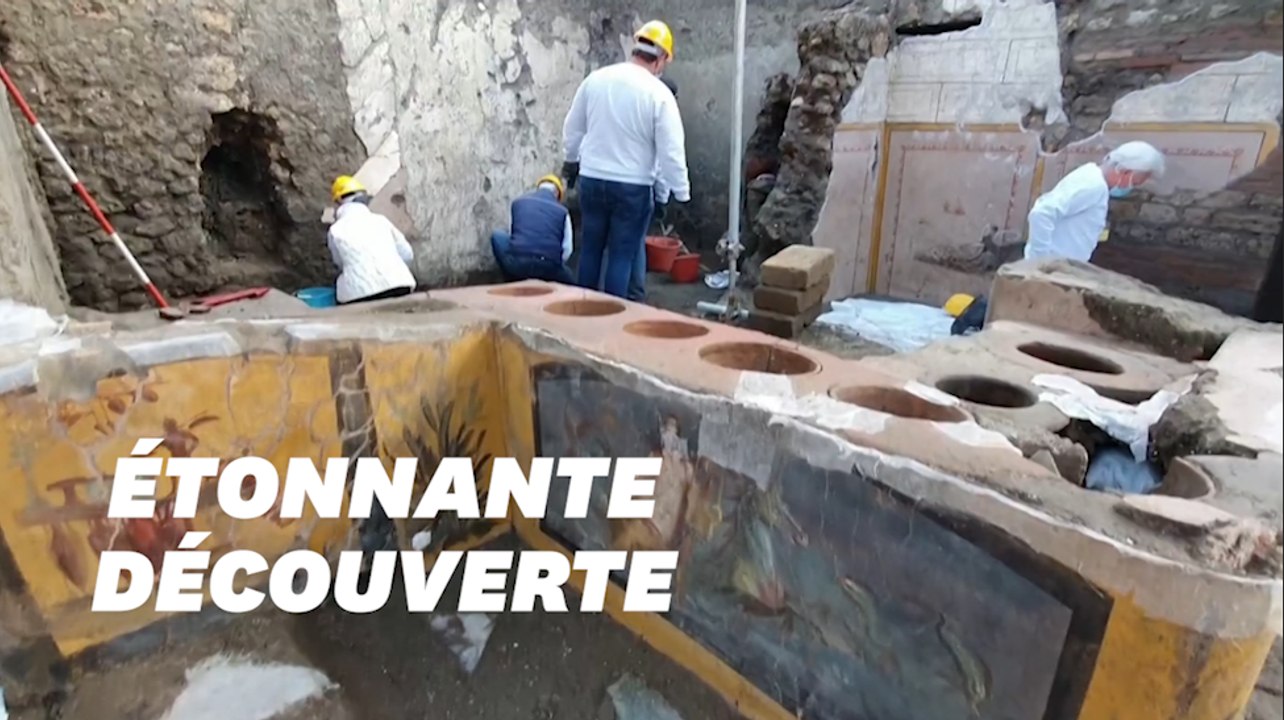 Des archéologues ont découvert un restaurant de fast food dans les ruines de Pompéi