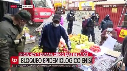 Inicia bloqueo epidemiológico en la zona de Sopocachi, durará cinco días