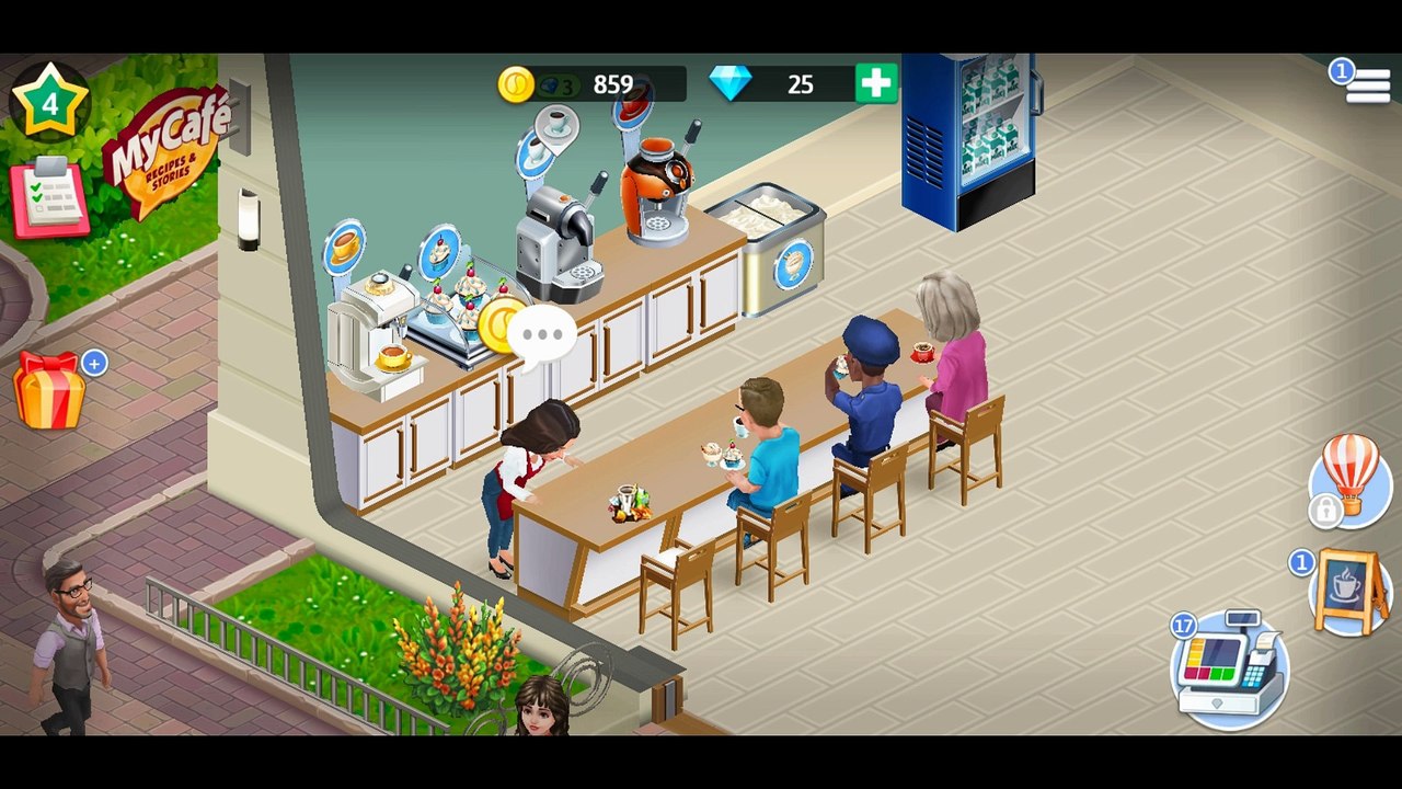 My Cafe Level 4 Pt.1 - Koffsky, Americano with Milk