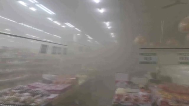 부산 다대동 상가건물 지하 1층에서 불...다친 사람 없어 / YTN