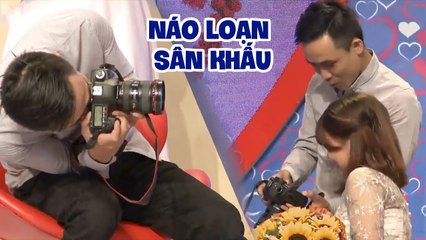 Cặp đôi LÀM NÁO LOẠN SÂN KHẤU, mở rào bấm nút lia lịa khiến khán giả vỗ tay rầm rầm