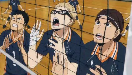 Dernier point de Karasuno contre Shiratori Zawa [VOSTFR] - Haikyuu!!