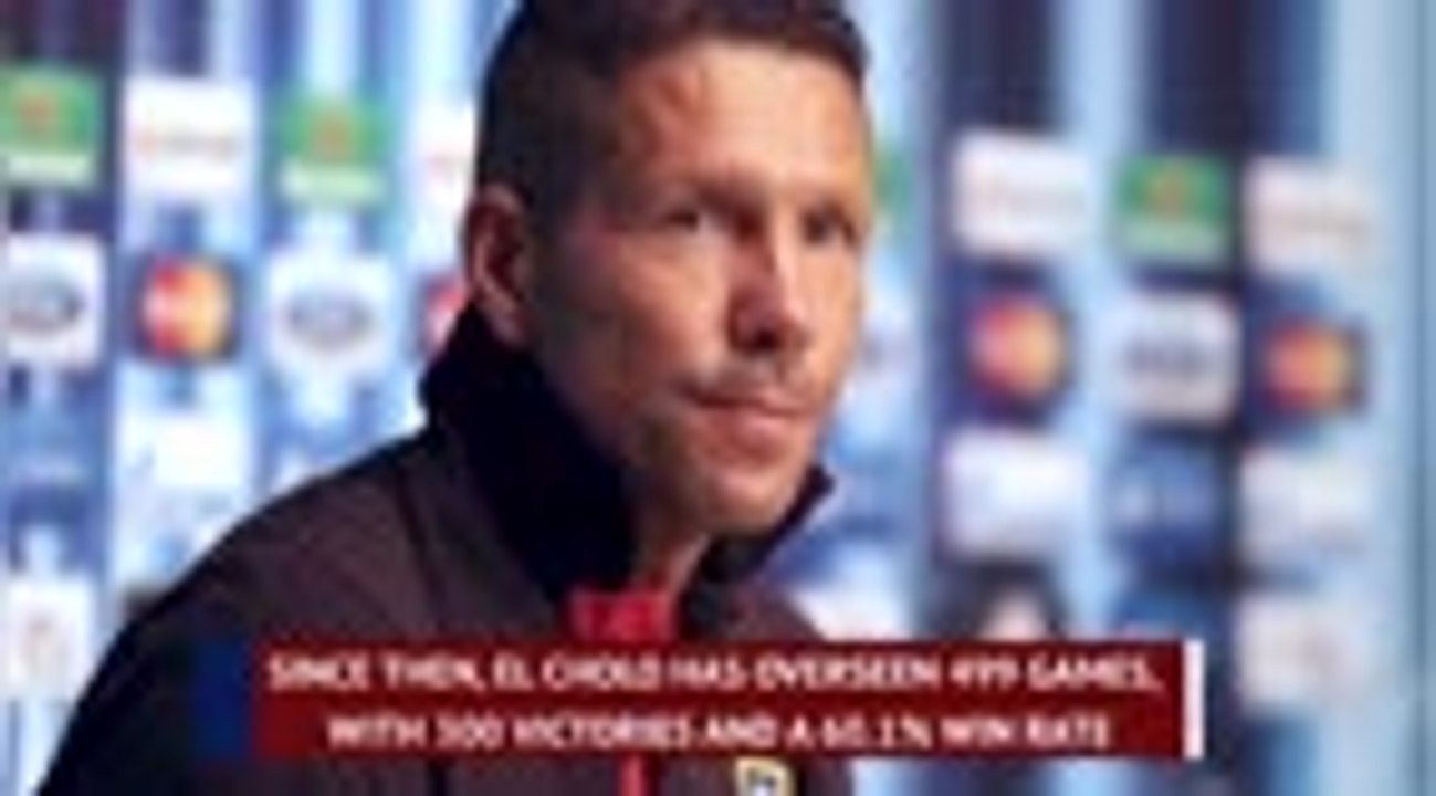Diego Simeone - 500 games with Atletico