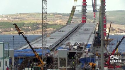 Çanakkale Köprüsü'nde bir kritik eşik daha geçiliyor | Video