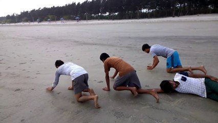 uncrowded beach Bakkhali | Bakkhai Tour Part 3