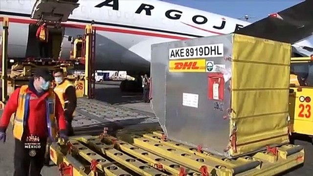 México recibe un segundo lote de vacunas contra el covid-19