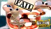 Rayman Raving Rabbids All MiniGames Fails | Game Over (PS2)