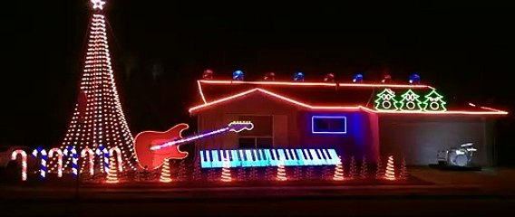 Bad Boys Christmas Light Show