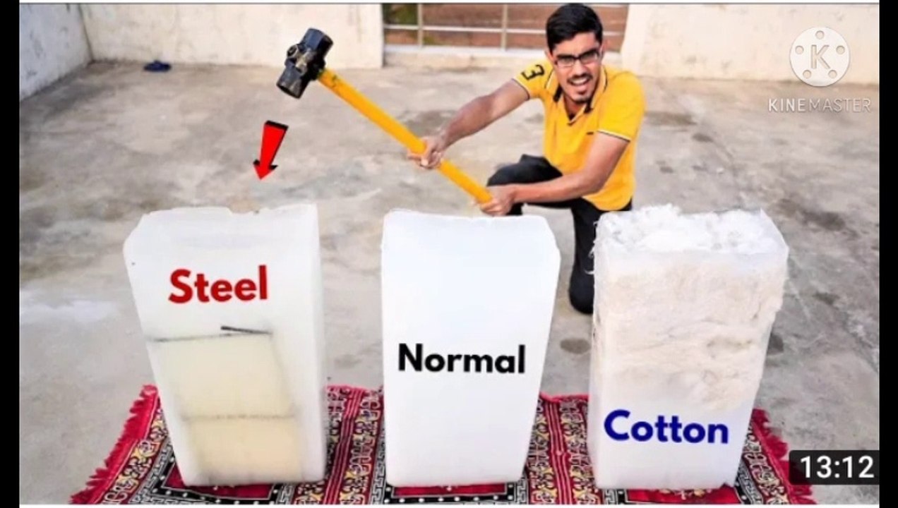 How To Make Ice Strong _ बर्फ को बनाया 100 गुना ज्यादा मजबूत _ Very Interesting Result_480p