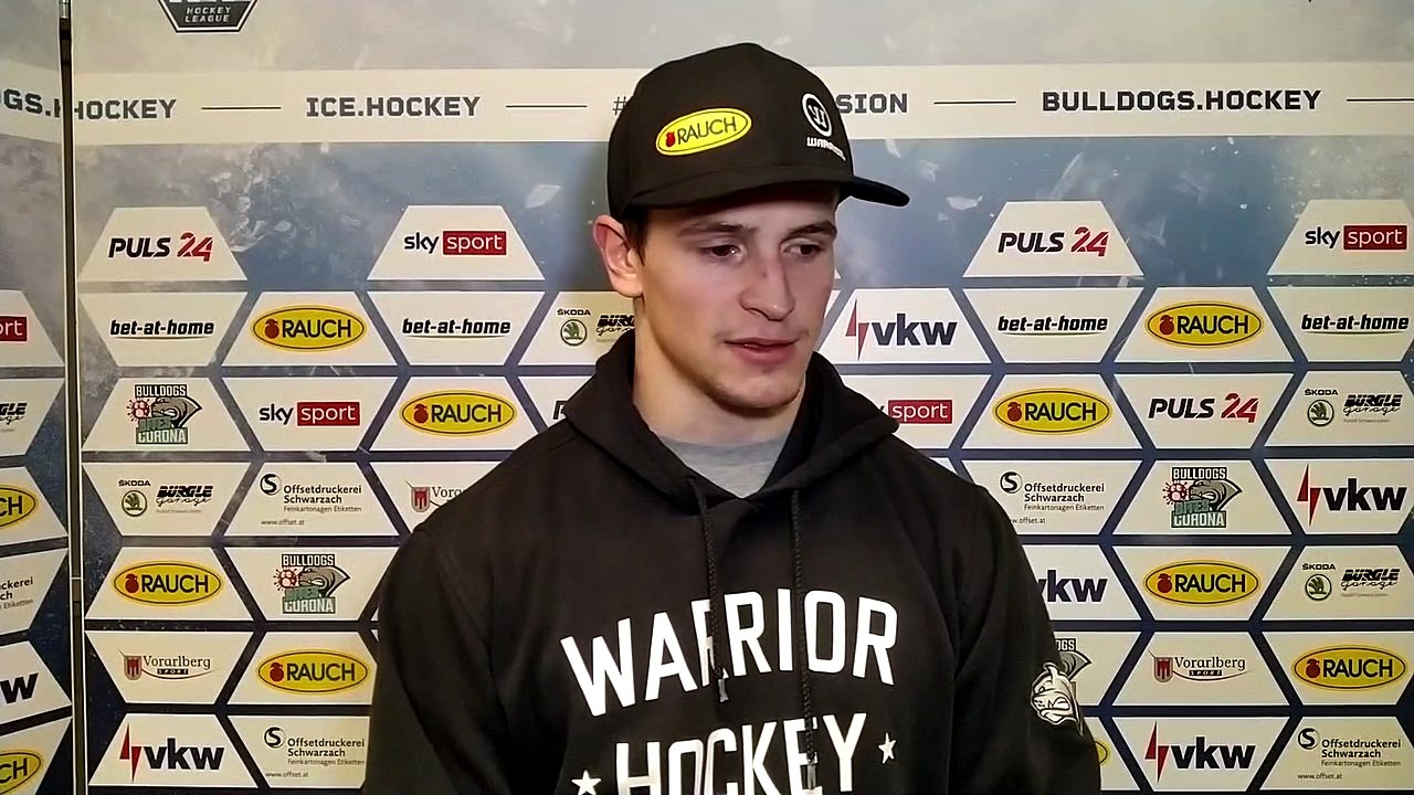 Emilio Romig nach dem Spiel gegen Innsbruck