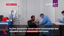 Saat Putra Mahkota Arab Saudi Mohammed bin Salman Jalani Vaksinasi Covid-19 Pertamanya