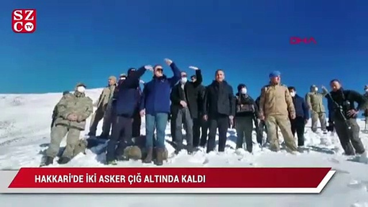 MSB: Hakkari'de çığ altında kalan 1 asker şehit oldu, 1 asker aranıyor