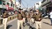 पुलिस ने बेगमबाग क्षेत्र में निकाला फ्लैग मार्च