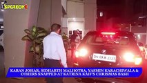 Karan Johar, Sidharth Malhotra, Yasmin Karachiwala & others Spotted at Katrina Kaif's chrismas bash